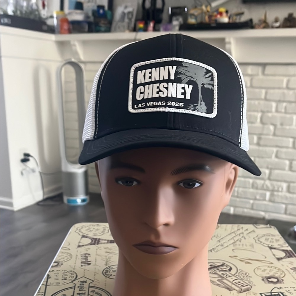 Kenny Chesney Las Vegas 2023 Black and White Cap